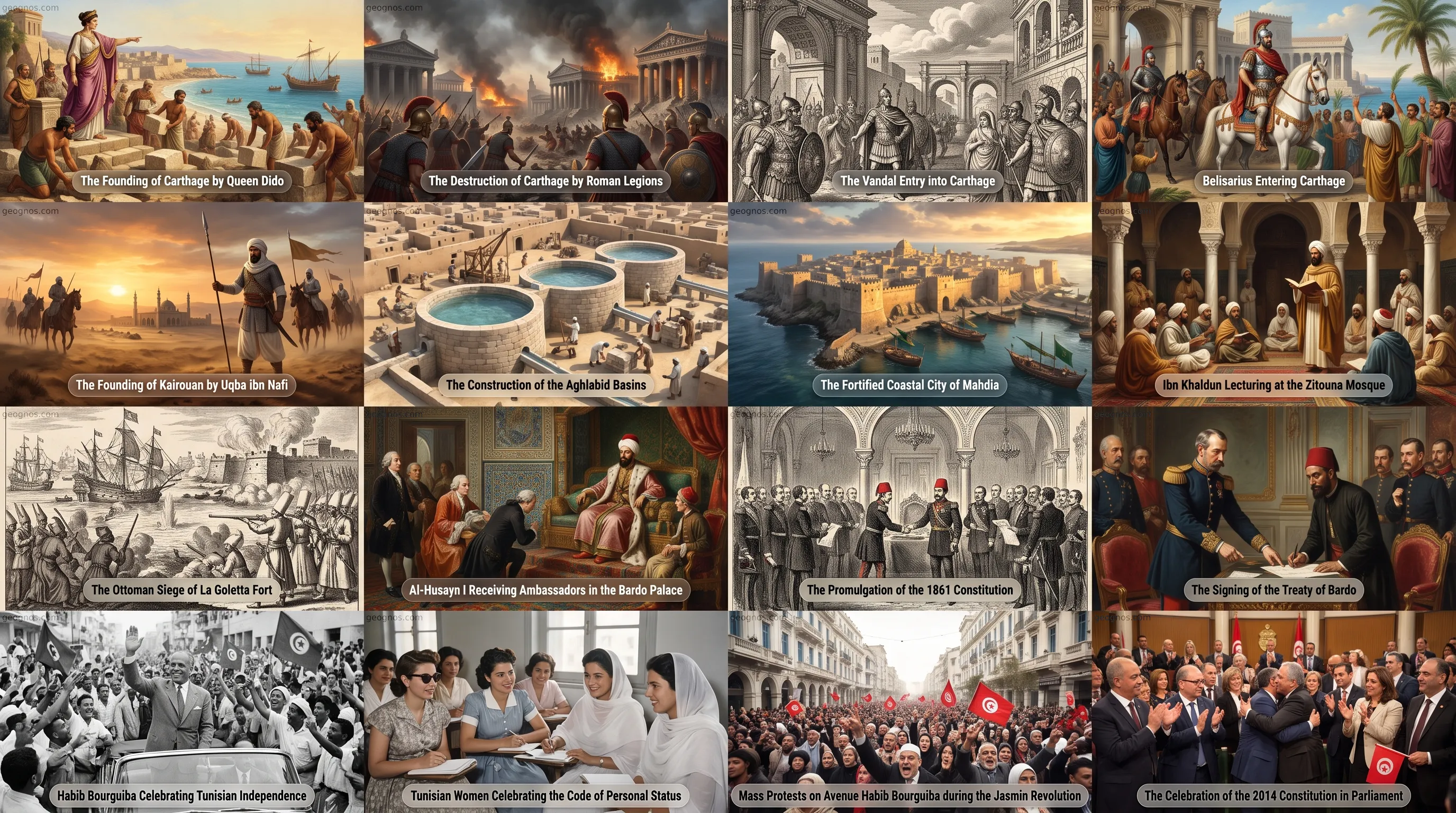 The Founding of Carthage by Phoenician Colonists
