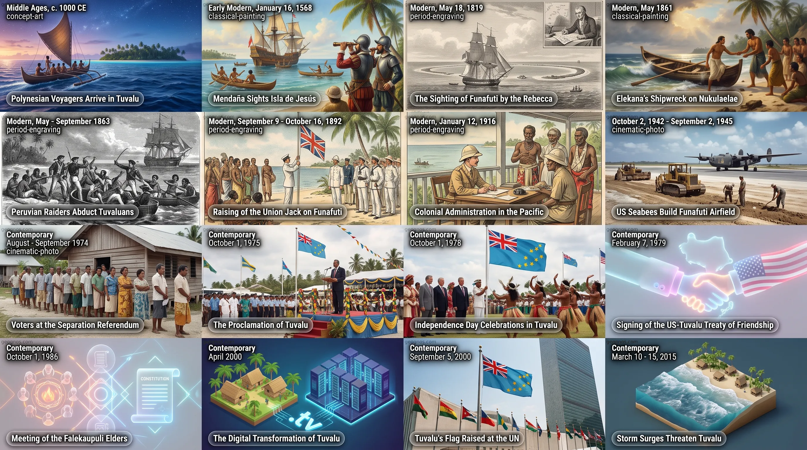 Polynesian Voyagers Settle the Atolls